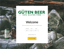 Tablet Screenshot of gutenbeer.com